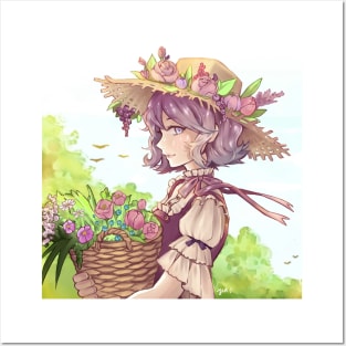 Flower Basket Posters and Art